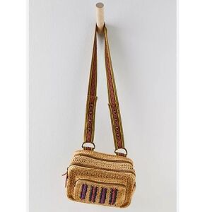 Free People Cici Straw Sling Bag